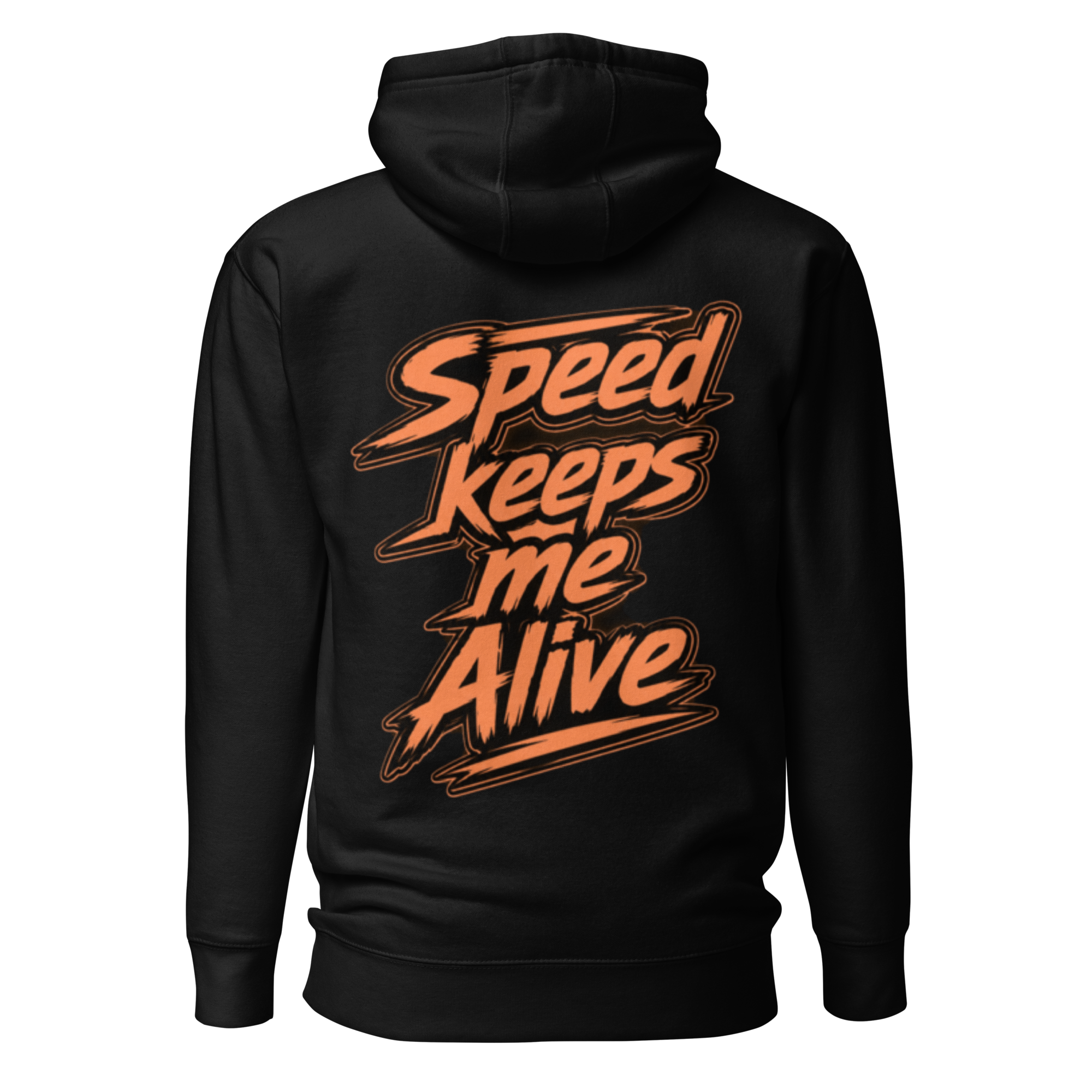 Speed Keeps Me Alive Mikina - oranžova