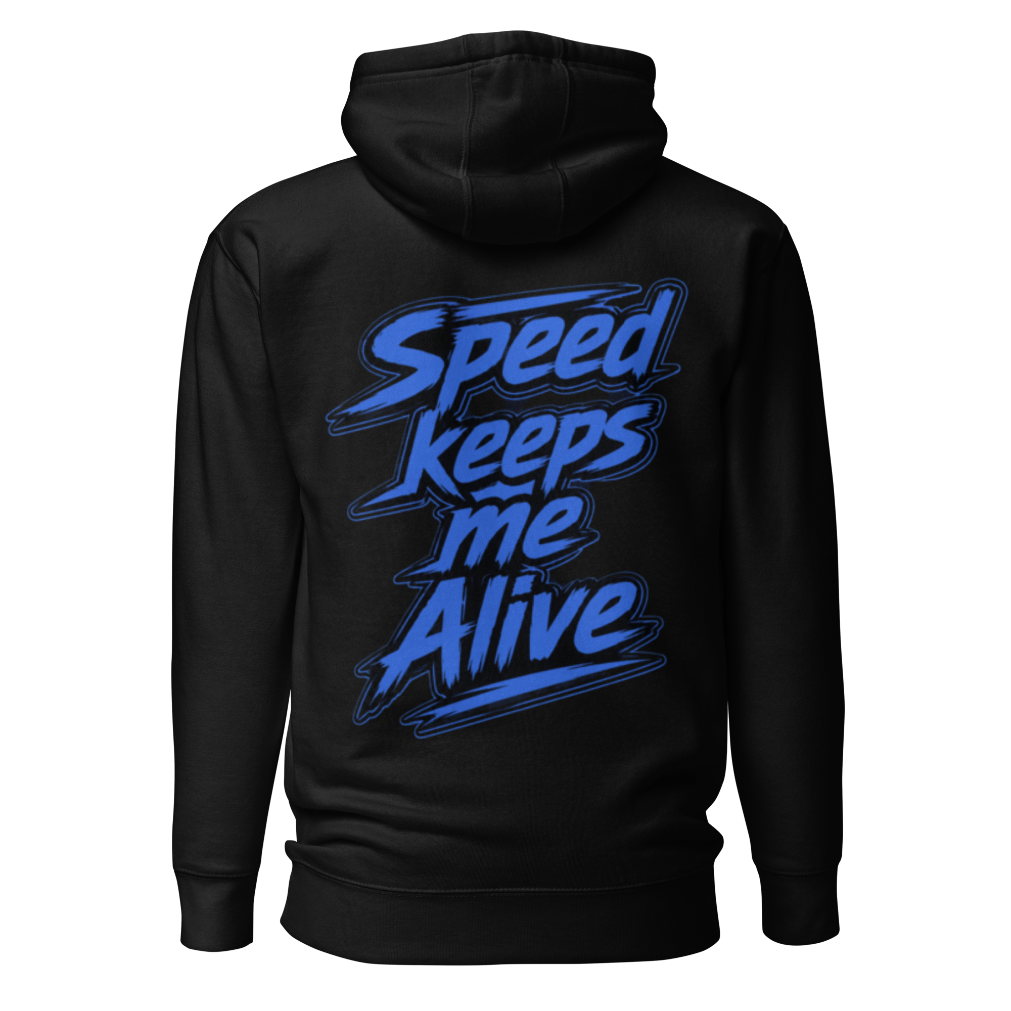 Speed Keeps Me Alive Mikina - Modra