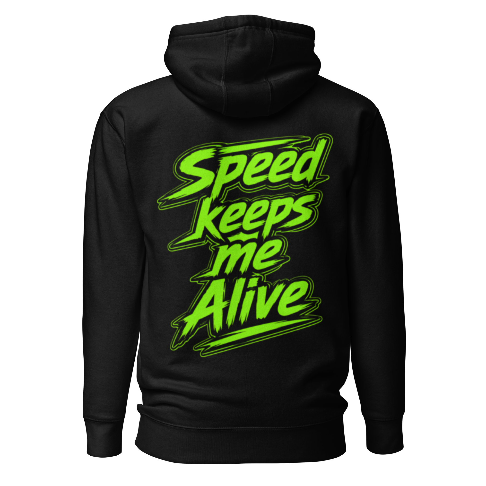 Speed Keeps Me Alive Mikina -Zelena