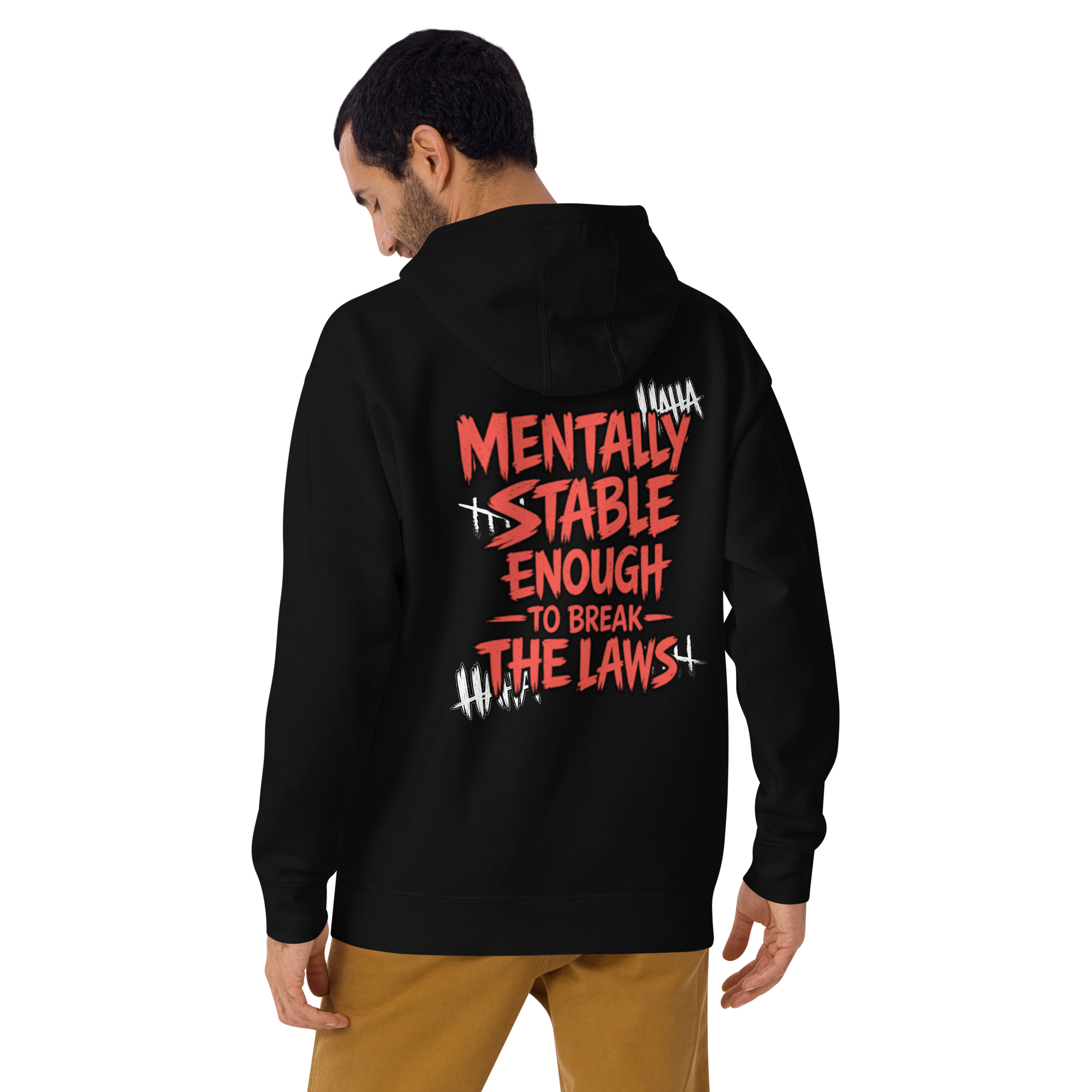 Mentally stable enough to break The Laws - červena