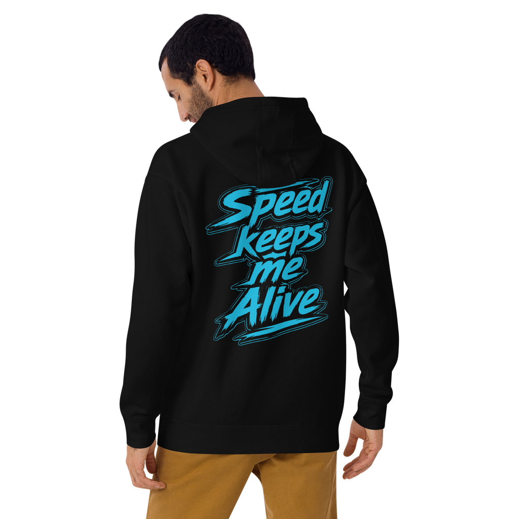 Speed Keeps Me Alive - Light Blue