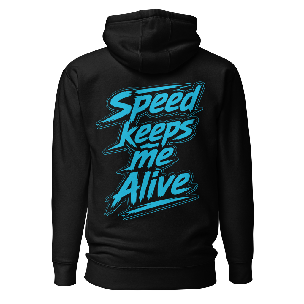 Speed Keeps Me Alive - Light Blue